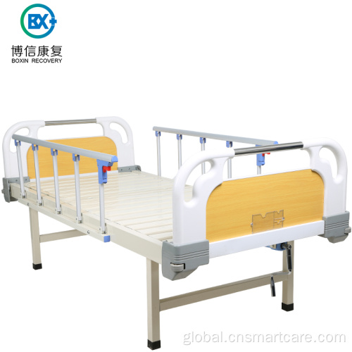 One Function Bed 1 crank hospital medical bed with sponge mattress Factory